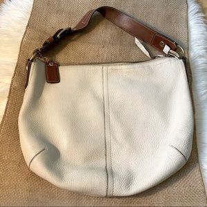 Coach Leather Hobo Bag in Pebbled Cowhide Leather